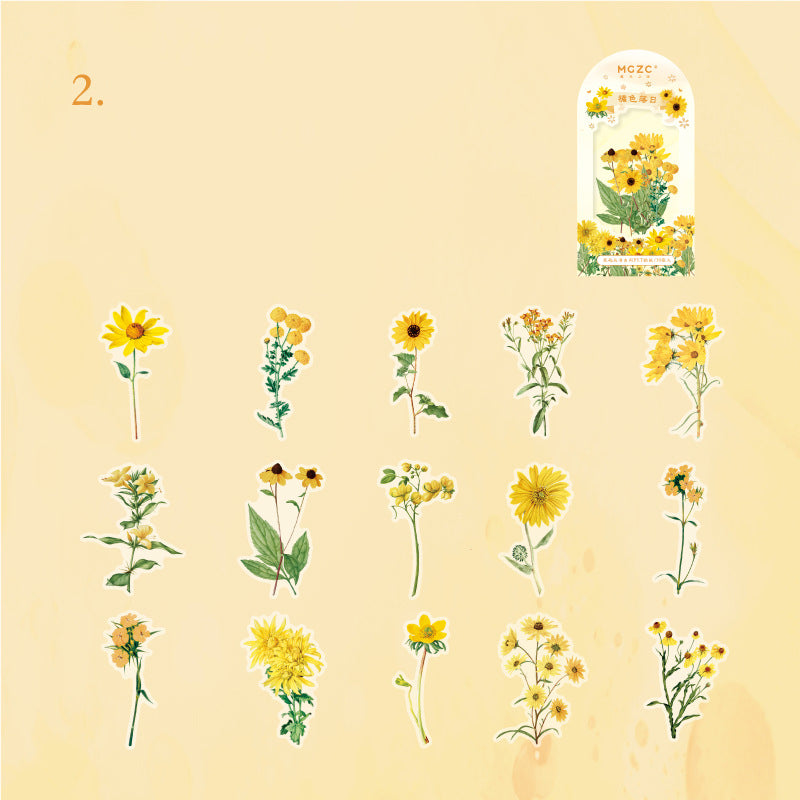 Flower Island Series Stickers 30pcs