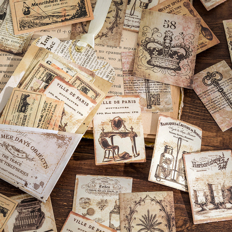 Vintage Stickers for Mini Journal Book – Estarcase